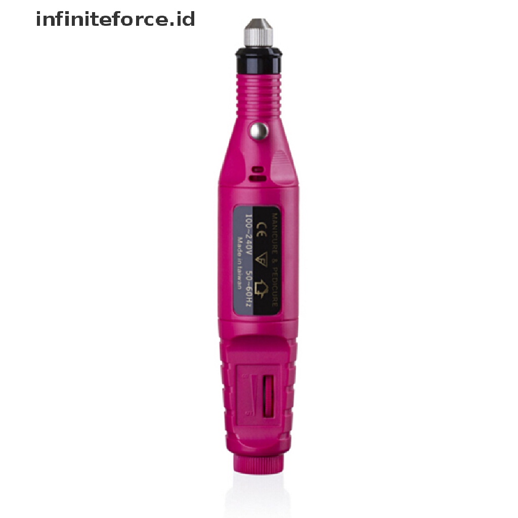 Infiniteforce.id Alat Kikir Kuku Elektrik Portable Bahan Akrilik Untuk Manicure / Pedicure