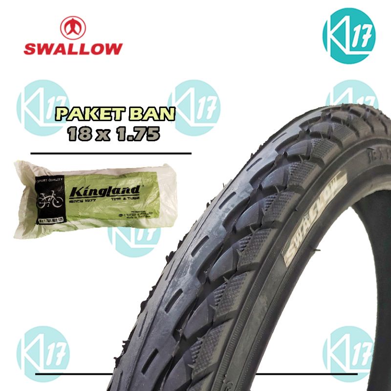 SWALLOW Ban Luar 18 x 1.75 Ban Luar Sepeda 18