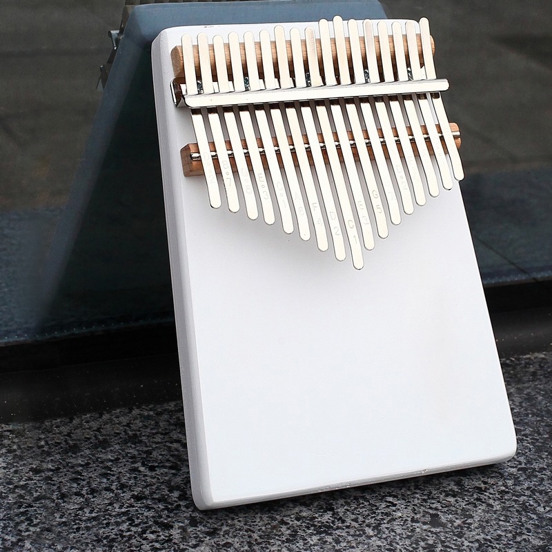 Kalimba Piano Jempol 17 Tuts Bahan Kayu Pinus Ukuran Mini
