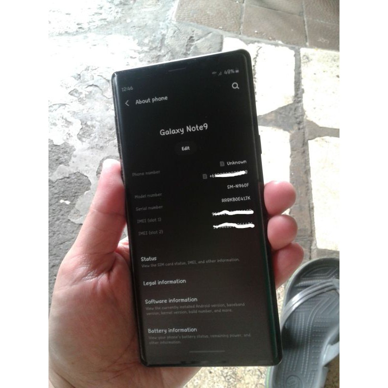 Samsung Galaxy Note 9 SEIN