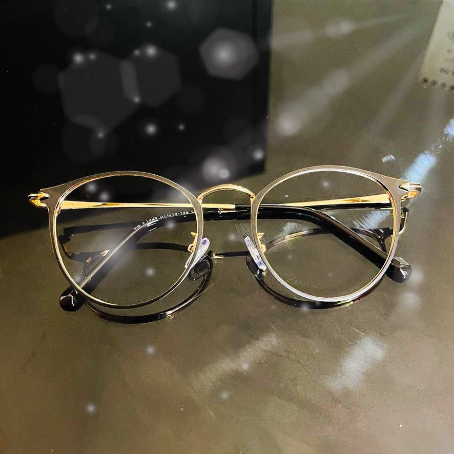 KACAMATA PHOTOCROMIC 1326 WANITA PRIA TERBARU FRAME TITANIUM KOREAN STYLE UNTUK CEWEK DAN COWOK - SPRING STYLE