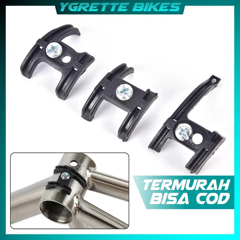 YGRETTE - 1pcs BIKE CABLE GUIDE Braket Jalur kabel shifter cable guide housing bawah BB bottom bracket