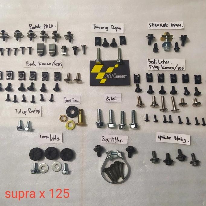 baut full body supra x 125 tahun 2008/2012 batman