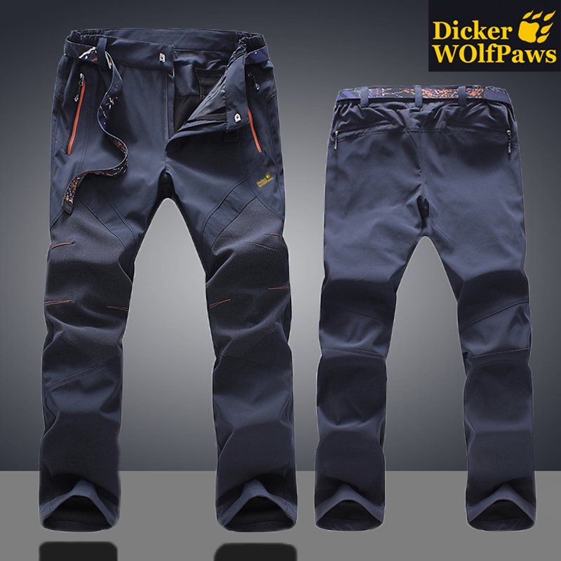 Dicker Celana  Panjang  Pria  Quick Dry Bahan Elastis 