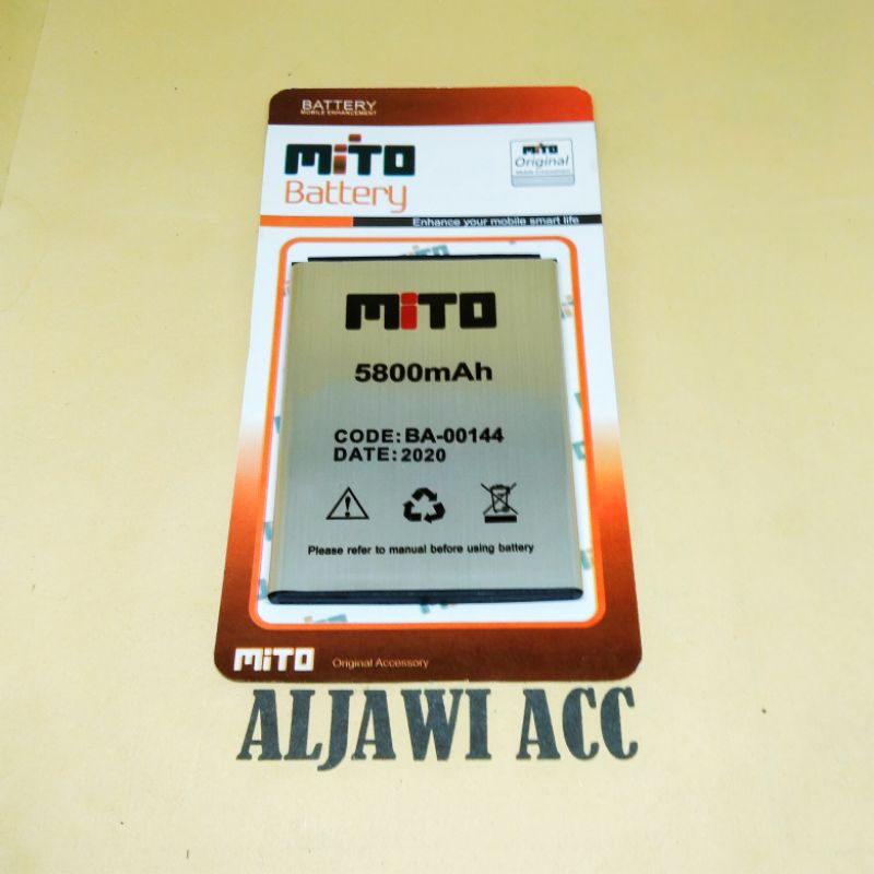 BATRE BATERAI MITO W1 2019 BA00144 BA-00144 MITO A36 ORIGINAL BATTERY HP