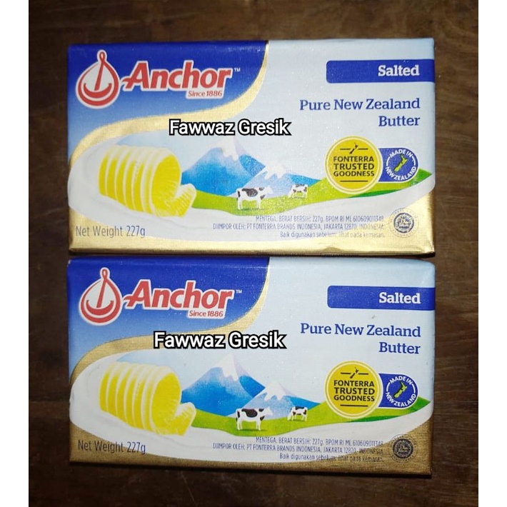 Butter Anchor 227gr / MPASI Unsalted Anchor Butter 227 gr