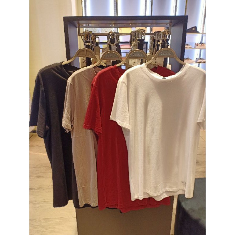 NEW BERSHKA KAOS POLOS UNTUK PRIA