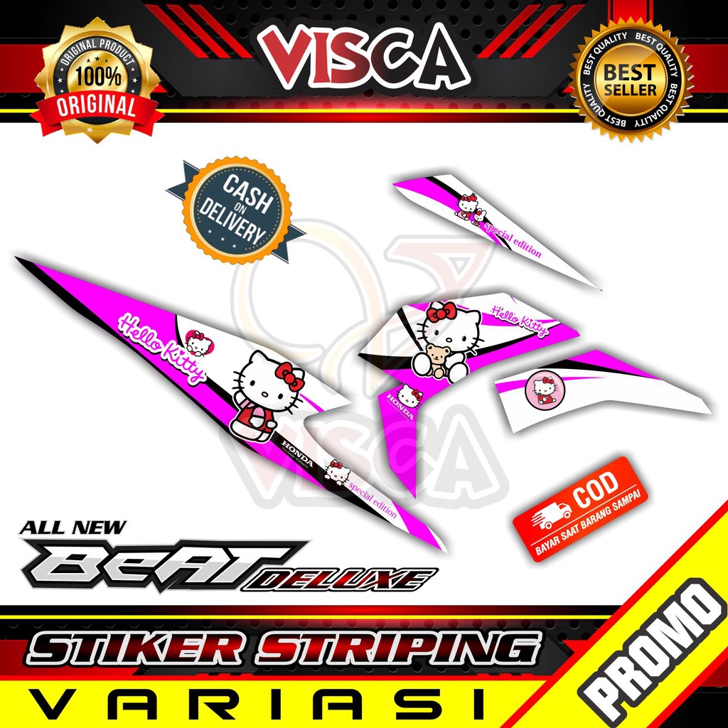 Striping Beat 2021 - Stiker Sticker Striping Variasi Lis Honda Beat 2021 - Striping Hologram Beat 20