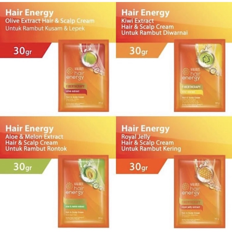 MAKARIZO FIBERTHERAPY HAIR ENERGY CREAMBATH &amp; SCALP