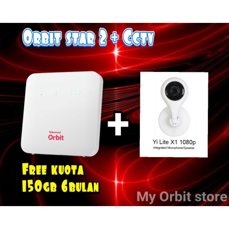 Modem Wifi 4G TELKOMSEL ORBIT STAR 2 & CCTV YL X1 1080p