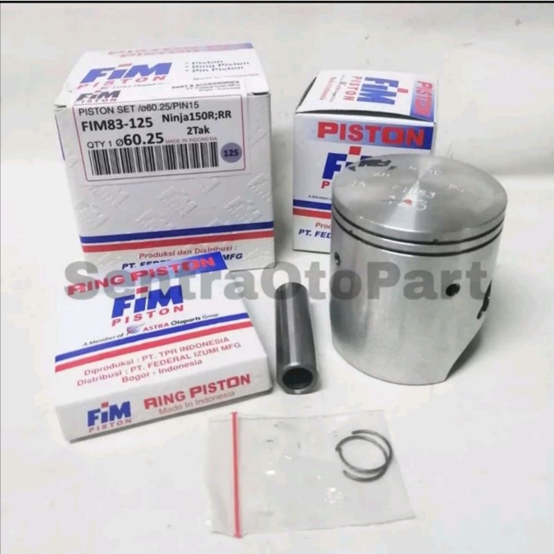 Piston seher kit ninja r ninja rr oversize 125 fim