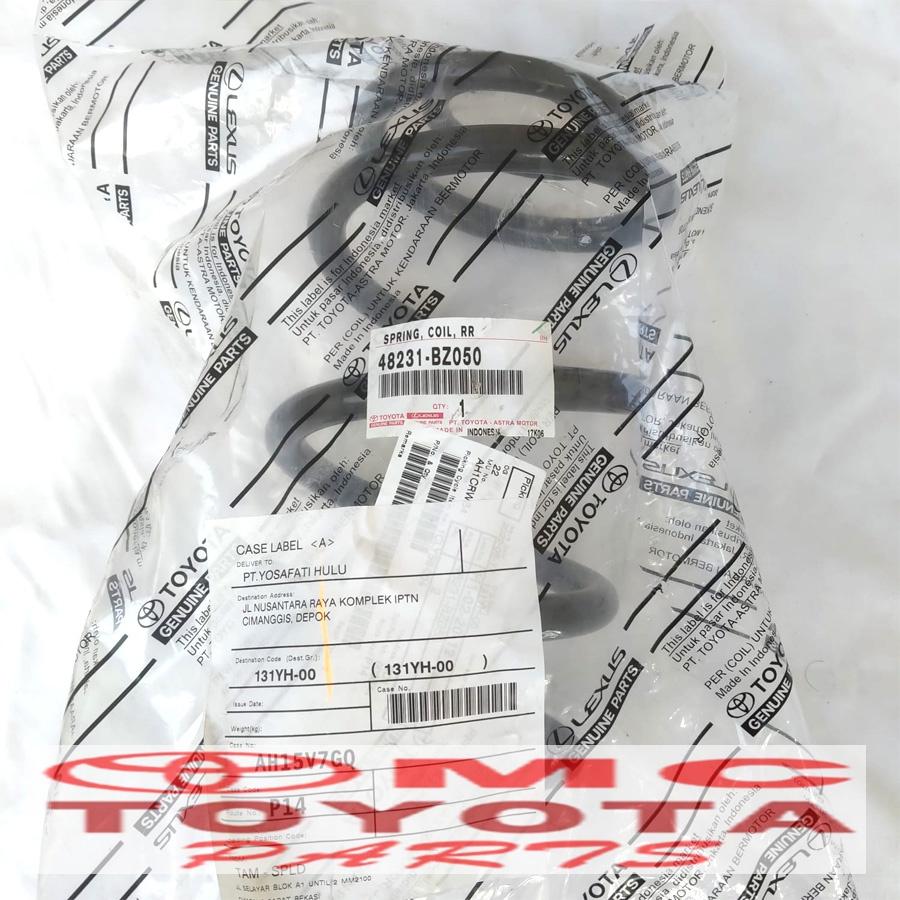 Per Keong / Spring Belakang Avanza Xenia Old Standard 48231-BZ050