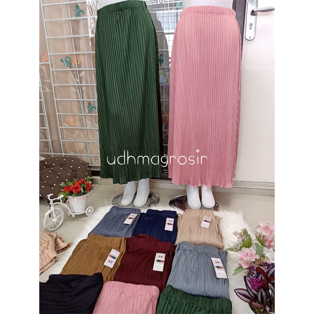 GROSIR PLISKET / Rok Plisket Murah Pleated Skirt