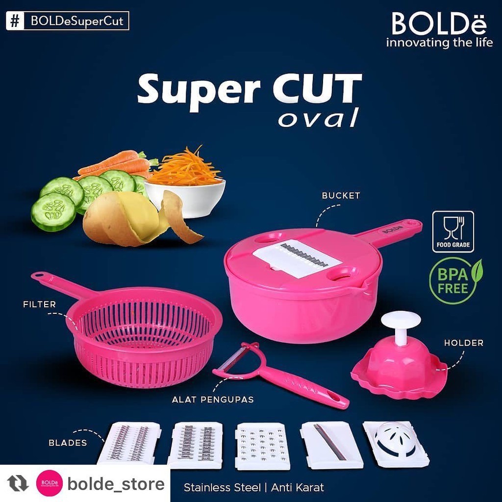 BOLDe Super Cut OVAL - Alat Pemotong