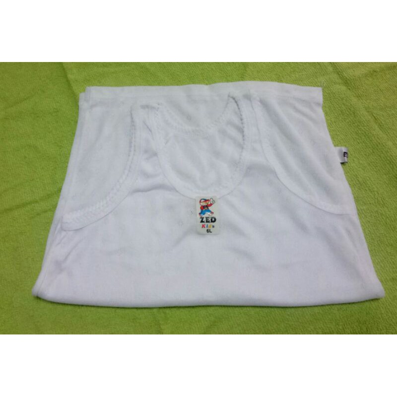 1 pcs Kaos singlet 4L 5L 6L anak anak 4 sampai 10 tahun / kaos dalam anak anak /kaos dalam satuan
