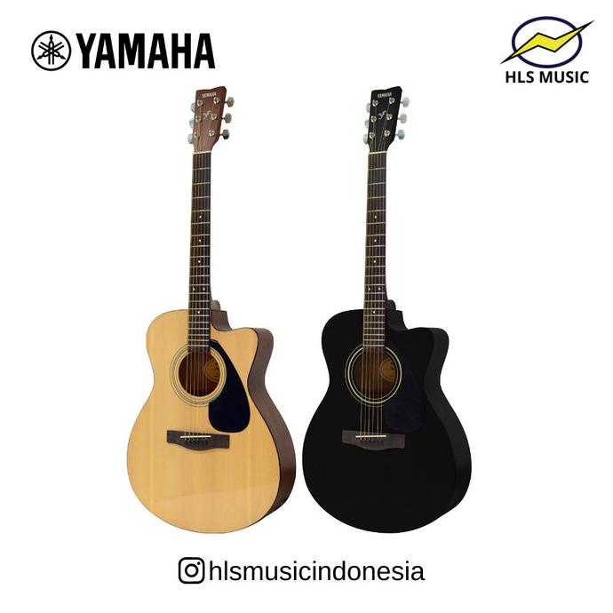 Gitar Akustik Fs100C Natural Yamaha Original - Hitam