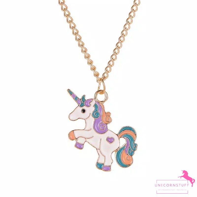 Kalung Unicorn Kalung dengan Motif Unicorn