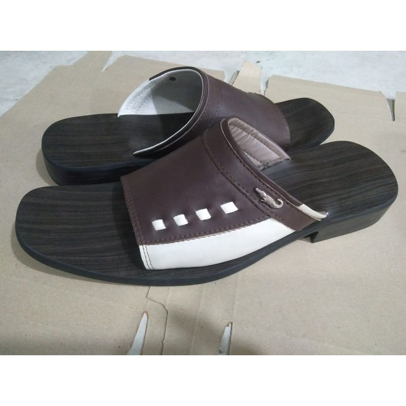 Arisf1 arisf sandal kulit/sandal kulitcowok/sandalkulitterbaru/sandalkulitslop