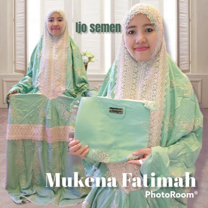 Mukena dewasa Fatimah mukena lanjur mukena bordir