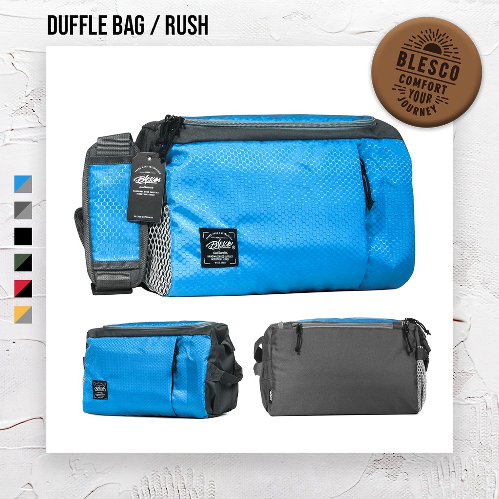 Tas Gym &amp; Fitness Tas Perlengkapan Gym Warna Biru - Blesco Rush