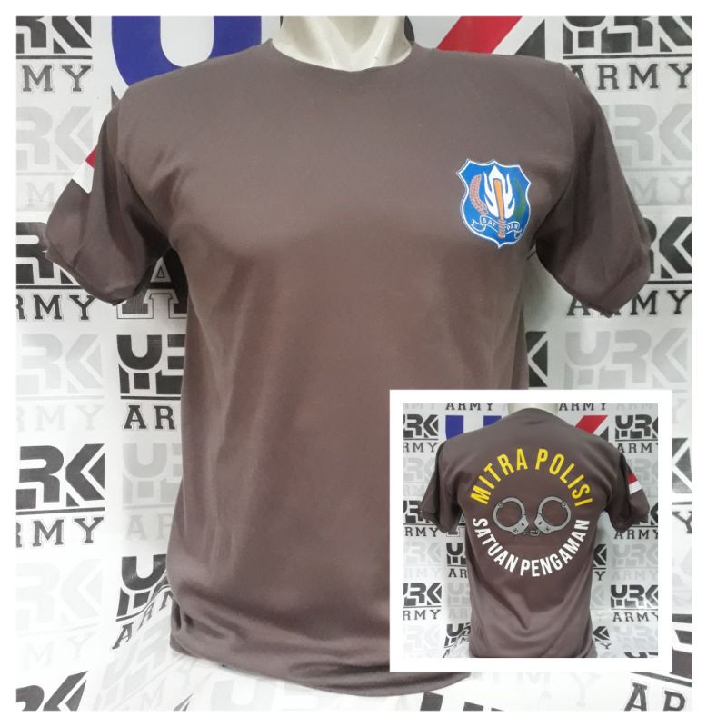 kaos satpam mitra polisi satuan pengaman