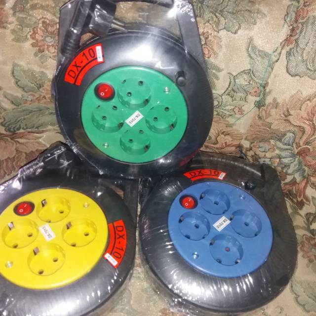 best produk  kabel roll kabel olor kabel gulung stop kontak 10 meter ada tombol switch lampu on off