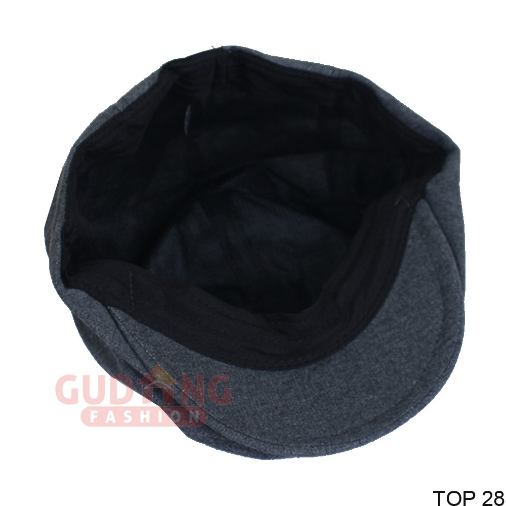 GIOFLO Topi Copet Patino Flat Hat / Topi Pet Sutradara (Banyak Pilihan Warna)