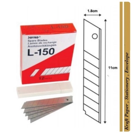 

Isi Refill Pisau Cutter Blade Besar JOYKO L150