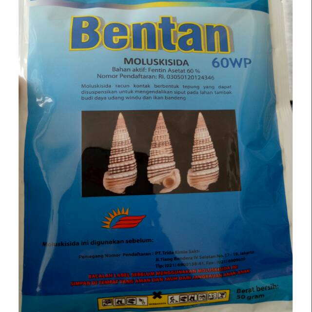 Moluskisida bentan 60 wp 50 gram