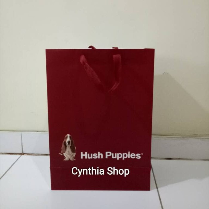 

✨ BISA COD ✨ Paperbag original hush puppies tas kantong kertas karton paper bag