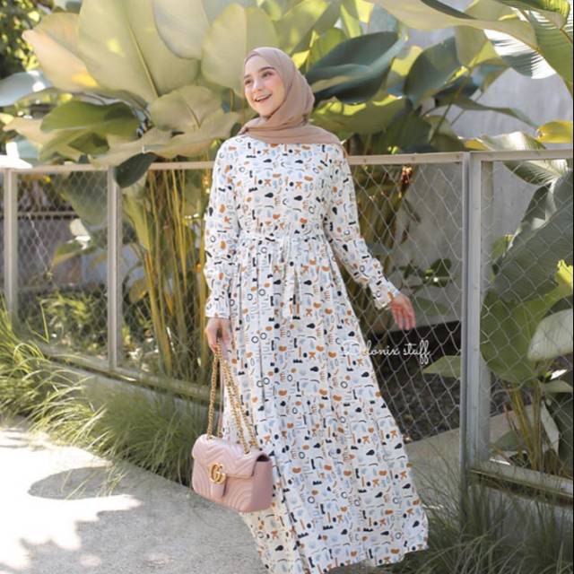 Homey Dress Motif Delonix stuff