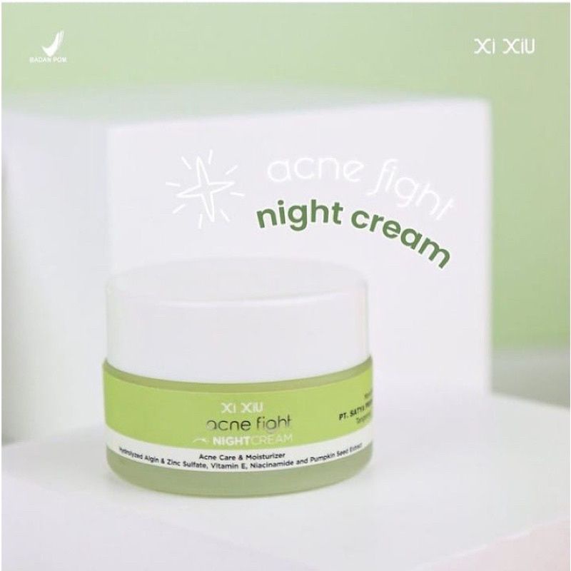 XI XIU Brightening GLOW AGNE fight || day dan night cream