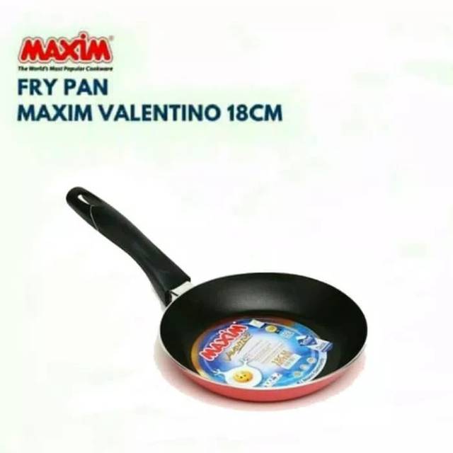 Maxim valentino frypan wajan penggorengan teflon 18 cm