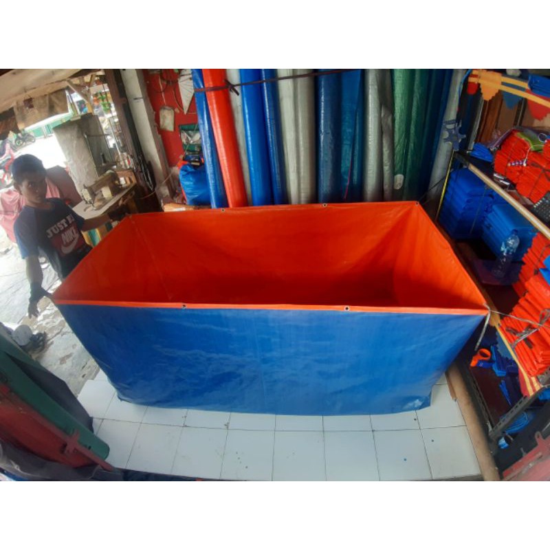 TERPAL KOLAM IKAN 200x100x100 A3 KOREA