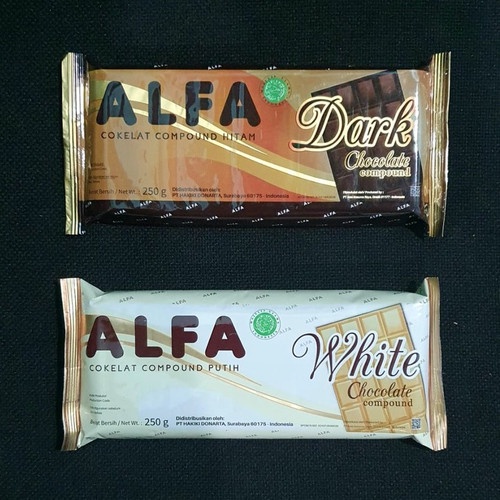 

250gr coklat batang alfa - coklat compound - alfa compound