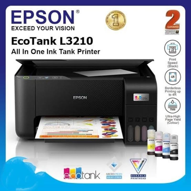 printer epson ecotank l3210 all in one ink tank