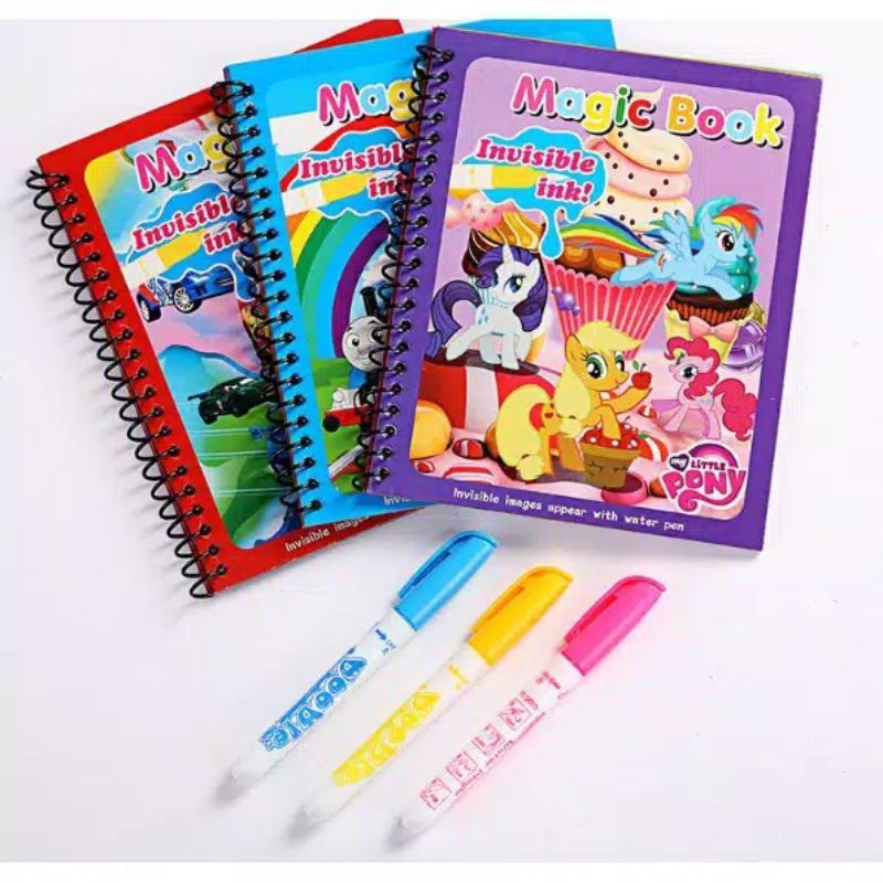 

Magic Water Color Book / Buku Mewarnai Ajaib / Buku Mewarnai Anak Spidol Air