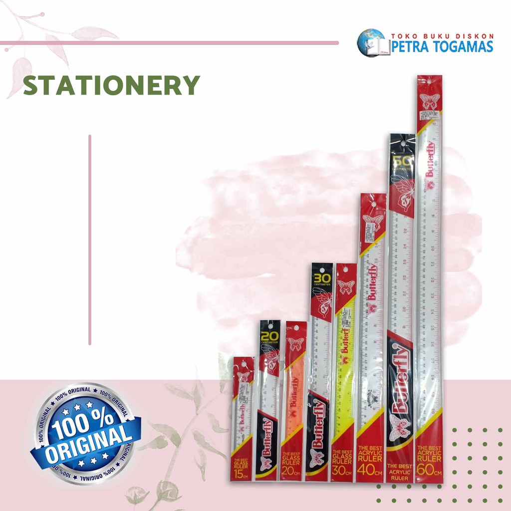

PENGGARIS 40/50/60 CM BUTTERFLY BRAND BENING