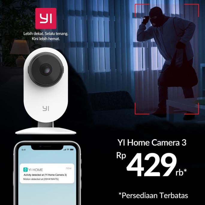 BAYAR DITEMPAT]] Xiaomi Yihome 3 CCTV Wifi IP Camera Spy Camera Yi Home Camera 3 1080p FREE ONGKIR