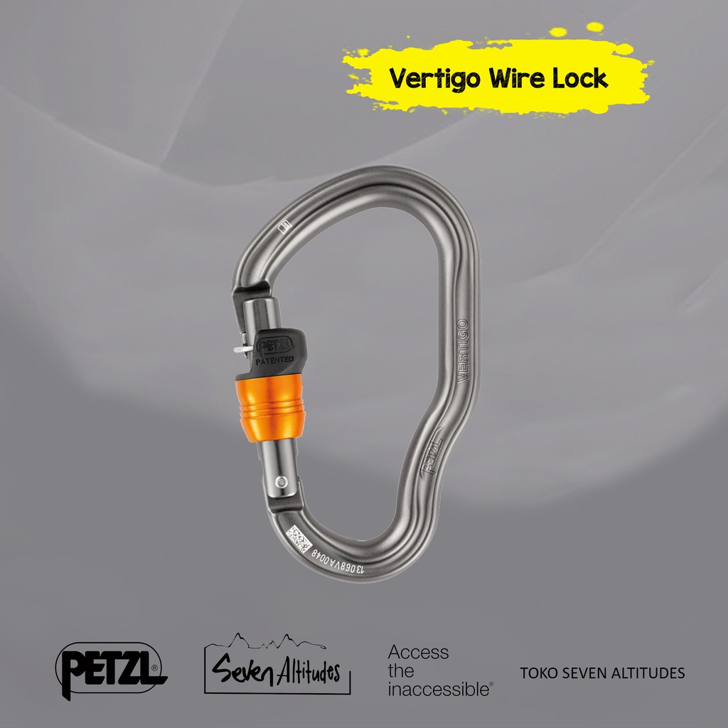 Carabiner Vertigo Wire Lock Petzl