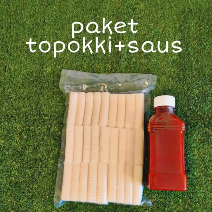 

⭐ COD ⭐ paket toppoki & saus