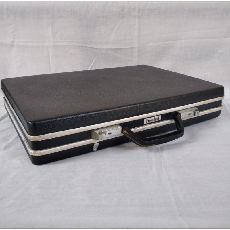 tas koper merk president antik unik jadul vintage lawas kuno langka retro