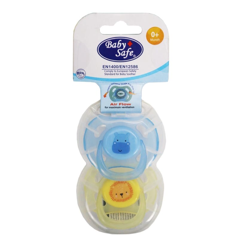 Baby Safe PC01S &amp; PC02M Pacifier 0M+ &amp; 6-18M Air Flow - Empeng Bayi