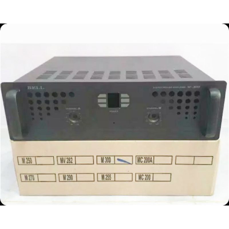 Box power amplifier bell M300