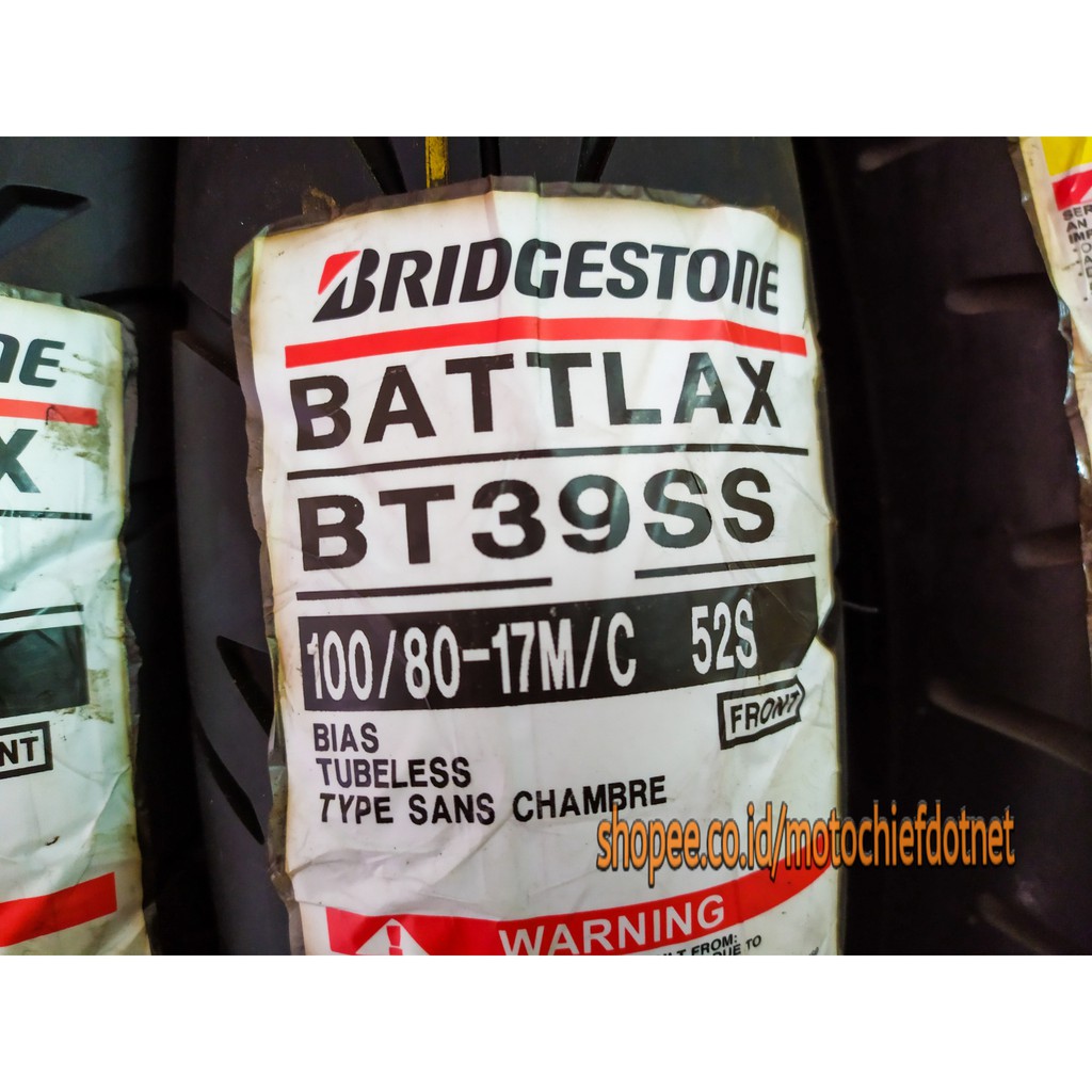 Ban Bridgestone battlax BT39 100/80 - 17