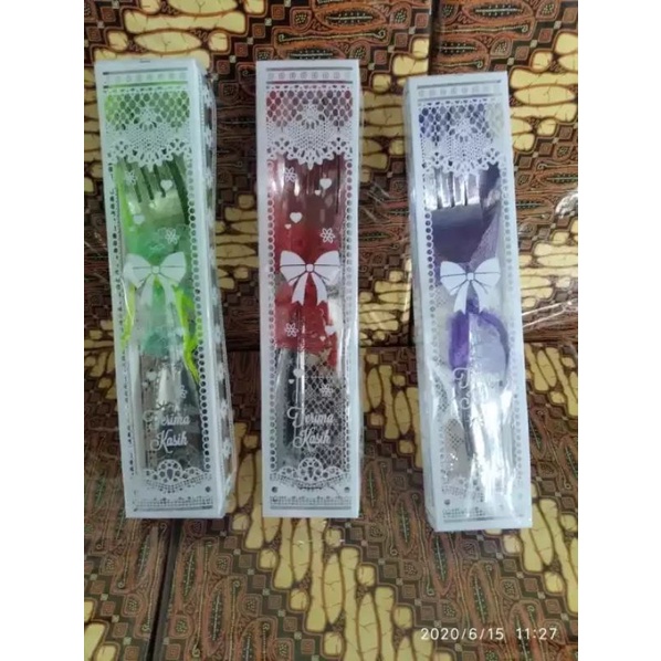 souvenir pernikahan sendok garpu bungkus mika 50 pcs