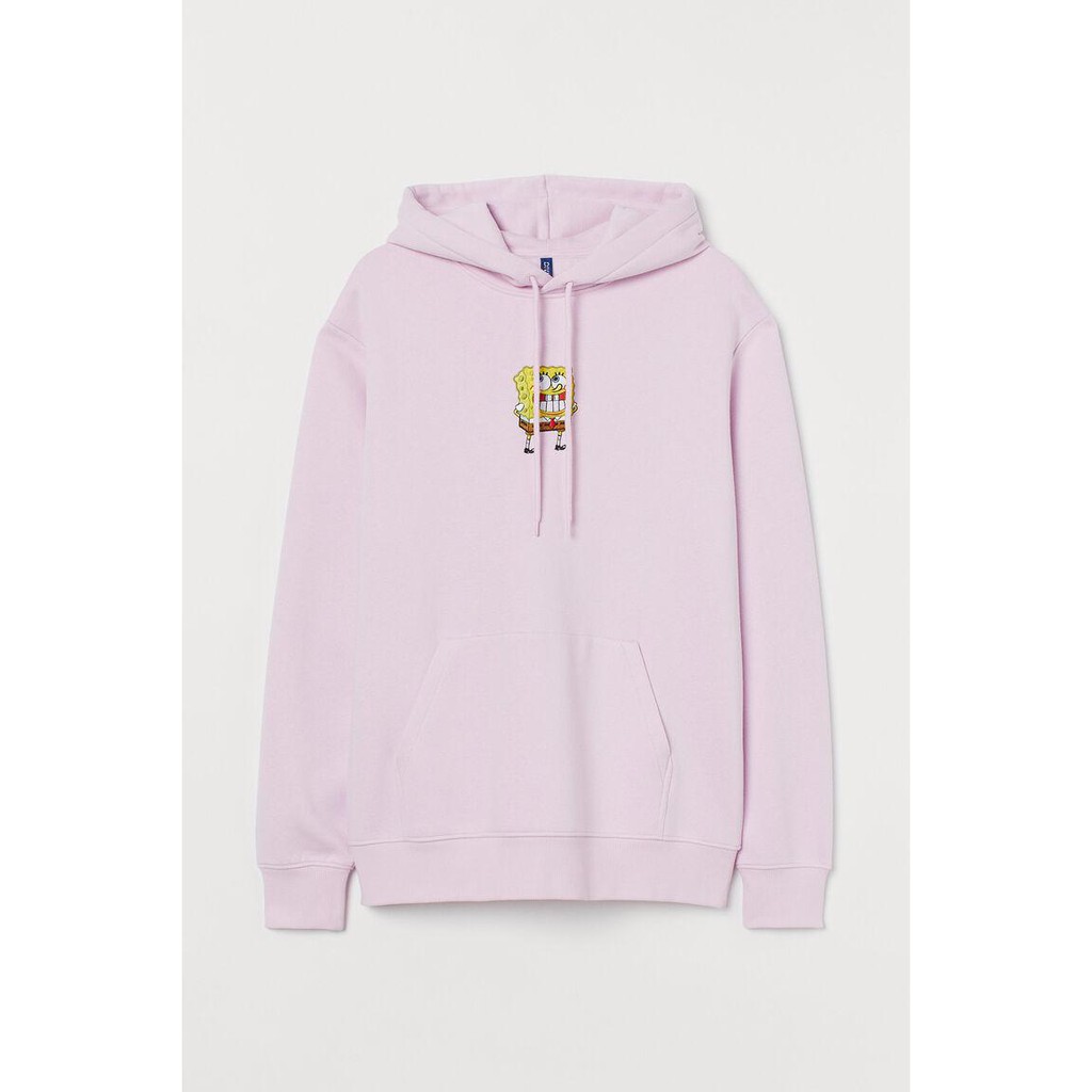 Hoodie hnm H&M Spongebob Pink