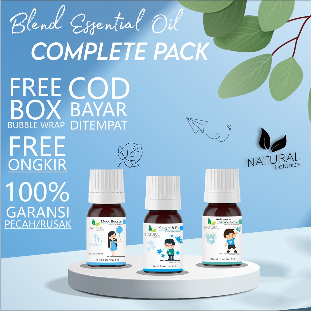 Blend Essential Oil Complete Pack Isi 7  Spesial Parcel Kado Hampers Gift