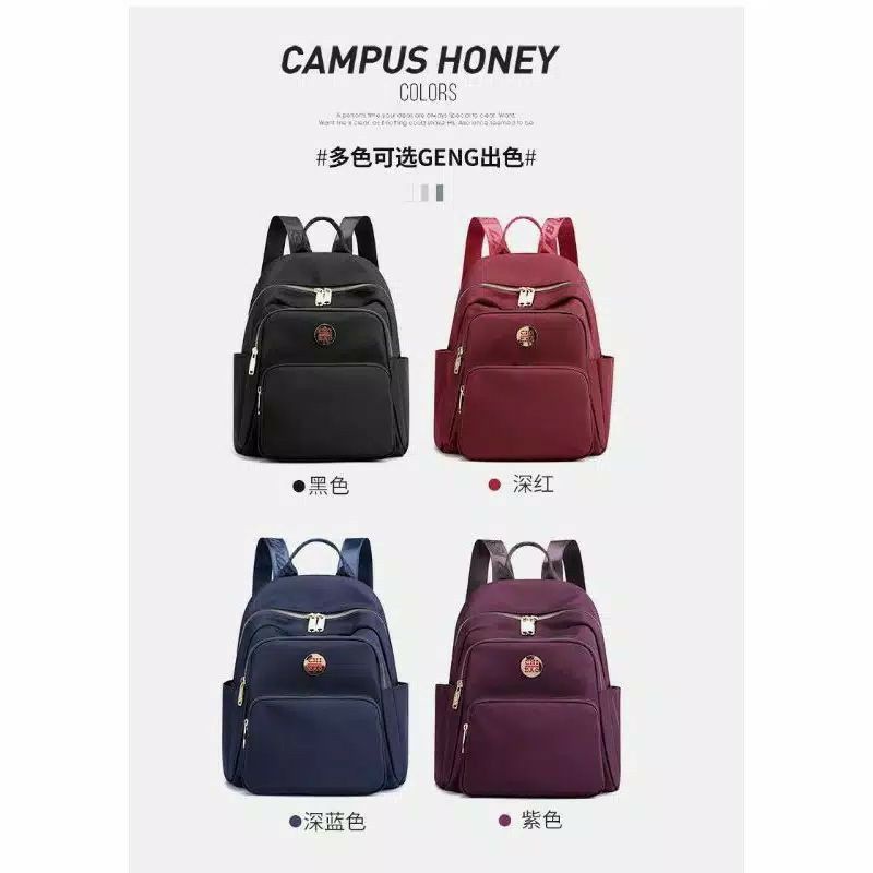 Tas ransel wanita chibao import terbaru dan termurah 3086 kanvas