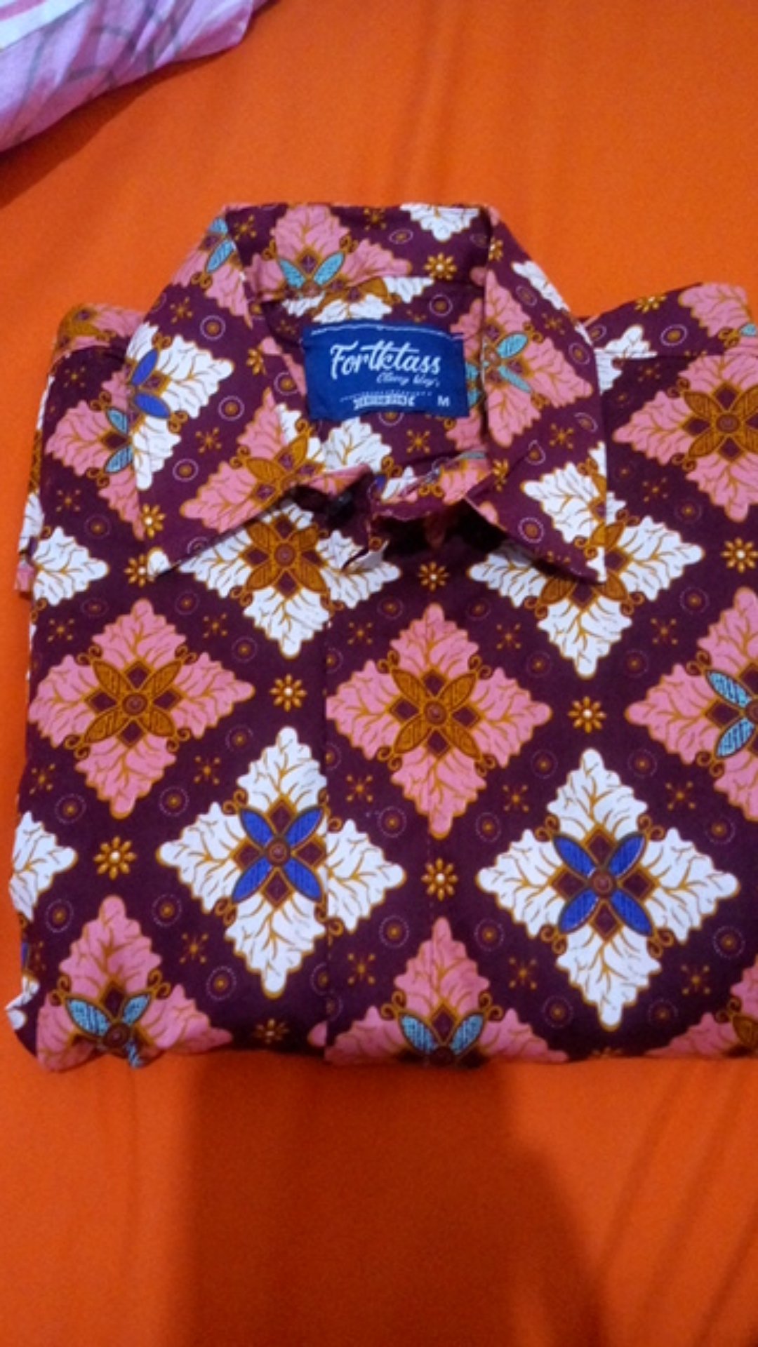 Fortglass Mix Kemeja Batik Lengan Panjang Formal Kasual Indonesia Jogja